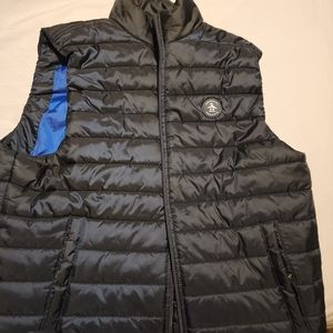 Original Penguin navy puffer vest